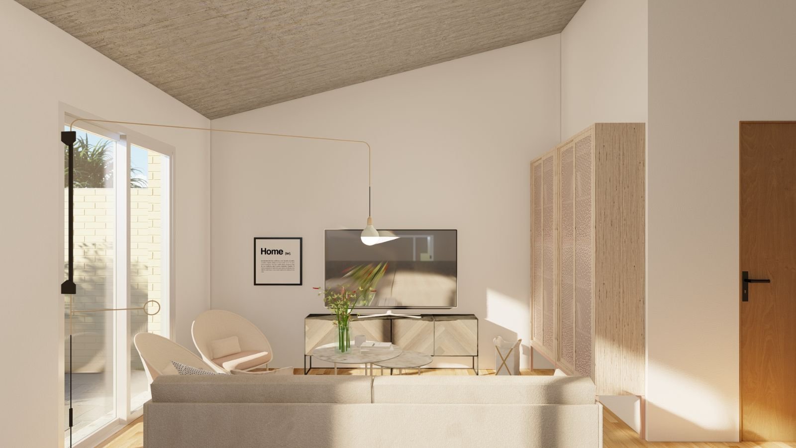 Interior de una vivienda en planta baja