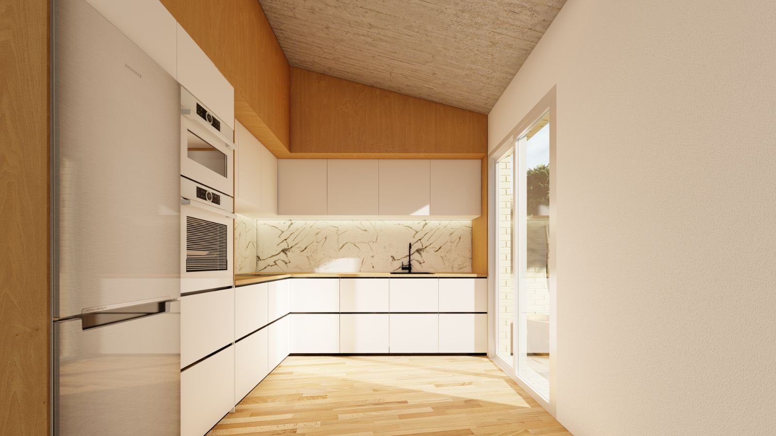 Cocina totalmente amueblada
